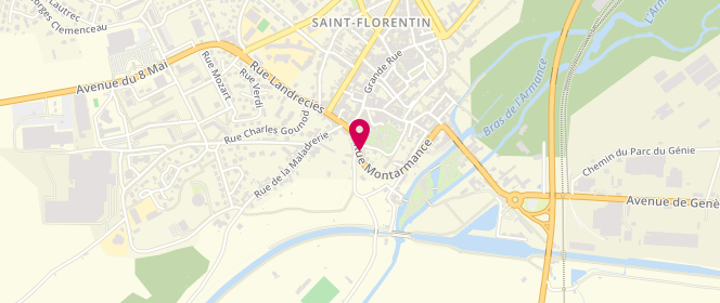 Plan de Indivision Vallet Georges, 41 Rue Montarmance, 89600 Saint-Florentin