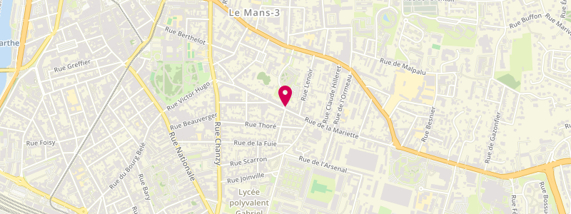 Plan de Le Diplomate, 71 Rue de la Mariette, 72000 Le Mans