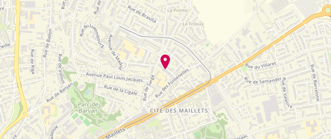 Plan de BAUDET Cyrille, 19 Rue des Grillons, 72000 Le Mans