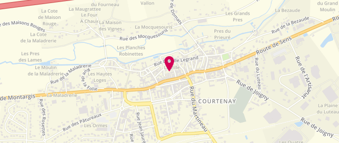Plan de Le Bar du Marche, 20 Place Armand Chesneau, 45320 Courtenay