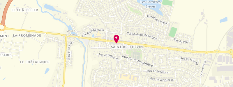 Plan de Café des Sports, 57 avenue de la Libération, 53940 Saint-Berthevin