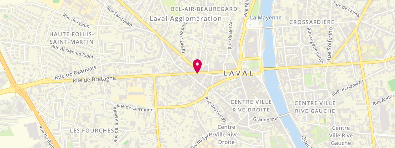 Plan de La Civette - Lénolo R, 53 Rue du Général de Gaulle, 53000 Laval