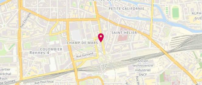 Plan de Le Janvier, 24 avenue Jean Janvier, 35000 Rennes