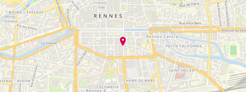 Plan de La Joffrerie, 14 Rue Maréchal Joffre, 35000 Rennes