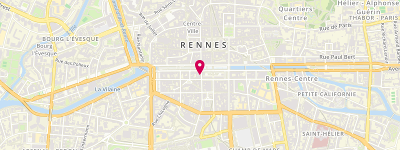 Plan de La Maison du Fumeur, 4 Rue de Nemours, 35000 Rennes