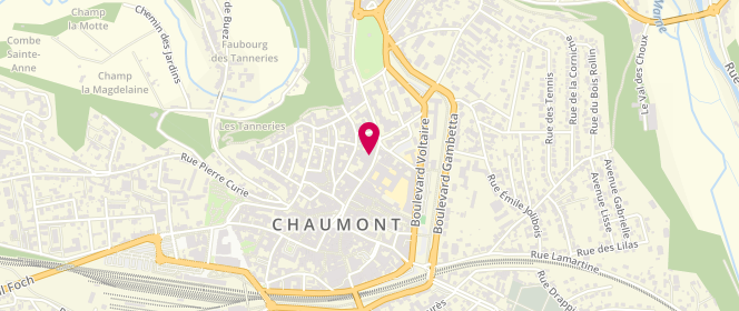 Plan de La Clef Kiphume, 45 Rue Victoire de la Marne, 52000 Chaumont