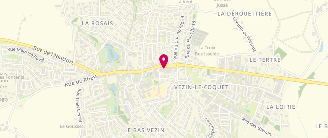 Plan de POUSSIN Catherine, 22 Rue de Rennes, 35132 Vezin-le-Coquet