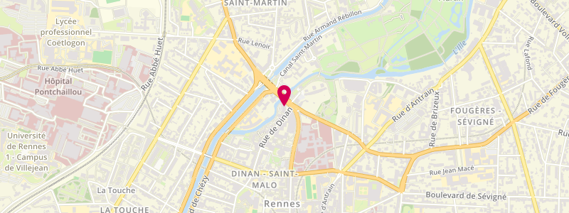 Plan de Le Nerval, 123 Rue de Dinan, 35000 Rennes