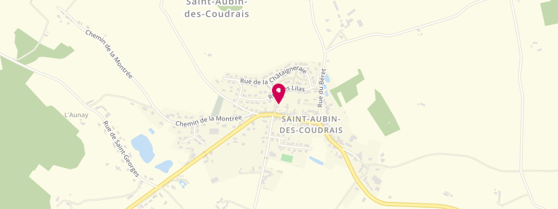 Plan de Bar des Amis, 32 Rue de la Mairie, 72400 Saint-Aubin-des-Coudrais