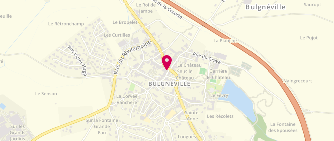 Plan de Café de la Place, 12 Belle Rue, 88140 Bulgnéville