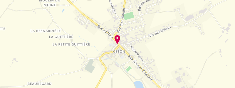 Plan de La Civette, 4 Rue du Theil, 61260 Ceton
