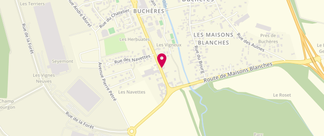 Plan de La Parenthese, 19 Route de Maisons Blanches, 10800 Buchères