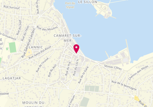 Plan de La Chaloupe, 7 place Charles de Gaulle, 29570 Camaret-sur-Mer