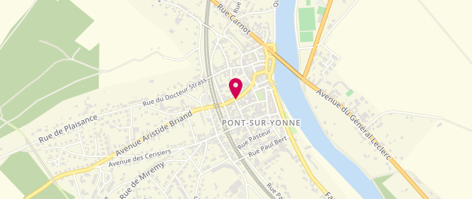 Plan de L'Escale, 15 Bis Rue Gare, 89140 Pont-sur-Yonne