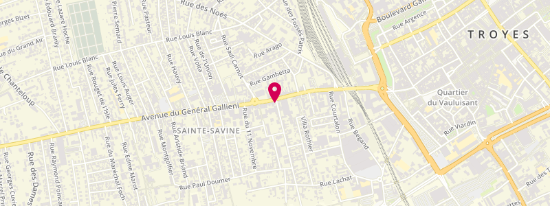 Plan de Le Parisien, 11 avenue du Général Gallieni, 10300 Sainte-Savine