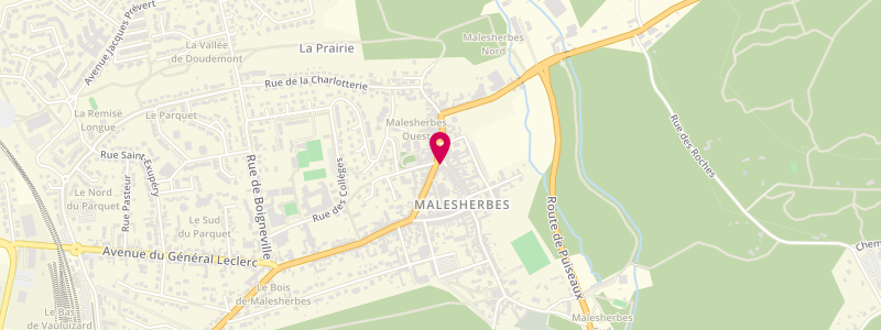 Plan de Le Vmh Bergerac, 15 Place du Martroi, 45330 Le Malesherbois