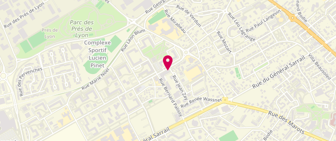 Plan de Le Saint Claude, 9 Bis Avenue Jean Moulin, 10600 La Chapelle-Saint-Luc