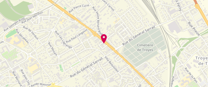 Plan de Le Vent d'Est, 9 avenue Roger Salengro, 10600 La Chapelle-Saint-Luc