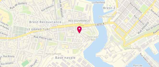 Plan de Le Pacha, 2 Rue Bouillon, 29200 Brest