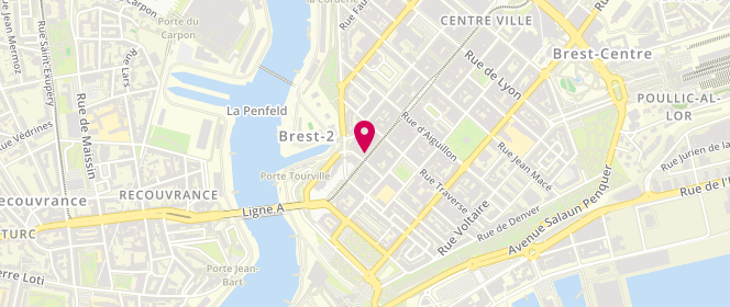 Plan de Lafayette, 22 Rue de Siam, 29200 Brest