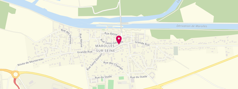 Plan de Le Marollais, 38 Grande Rue, 77130 Marolles-sur-Seine