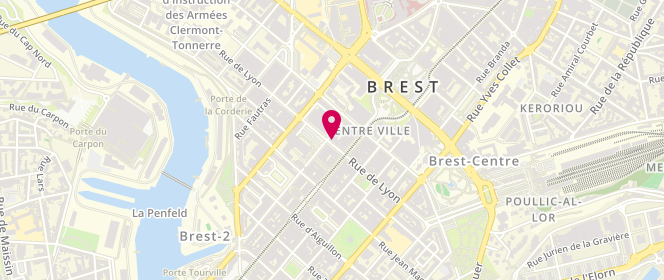 Plan de Le Central, 41 Rue de Lyon, 29200 Brest