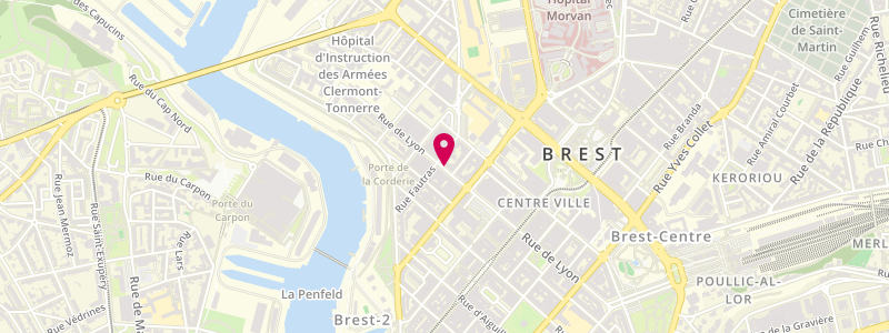Plan de L'Insulaire, 51 Rue de Lyon, 29200 Brest