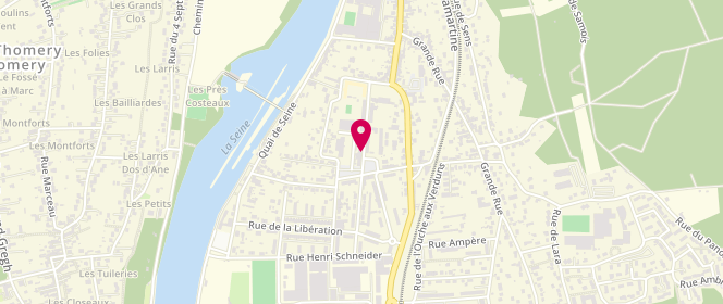 Plan de Le Café des Sports, 20 Rue Georges Clémenceau, 77430 Champagne-sur-Seine