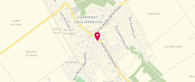 Plan de Le Charmontais, 2 Rue du Commerce, 10150 Charmont-sous-Barbuise