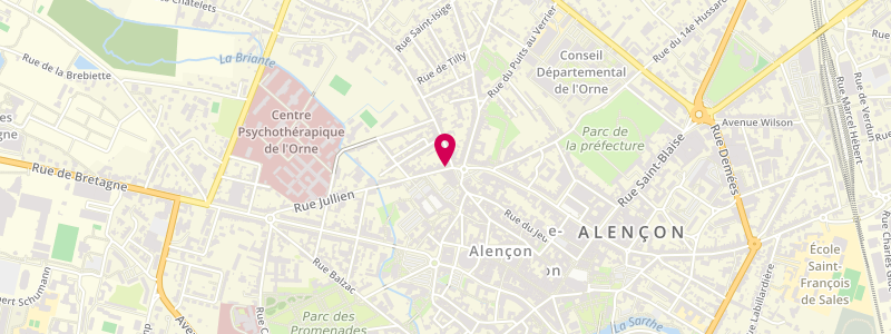 Plan de La Civette, 1 Rue de Lancrel, 61000 Alençon