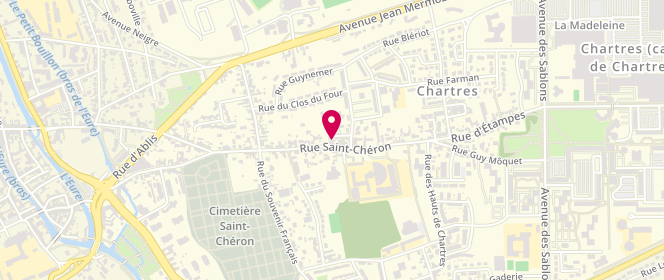 Plan de Le Diabolo, 49 Rue Saint Chéron, 28000 Chartres