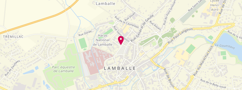 Plan de Le Bretagne, 19 place du Champ de Foire, 22400 Lamballe-Armor