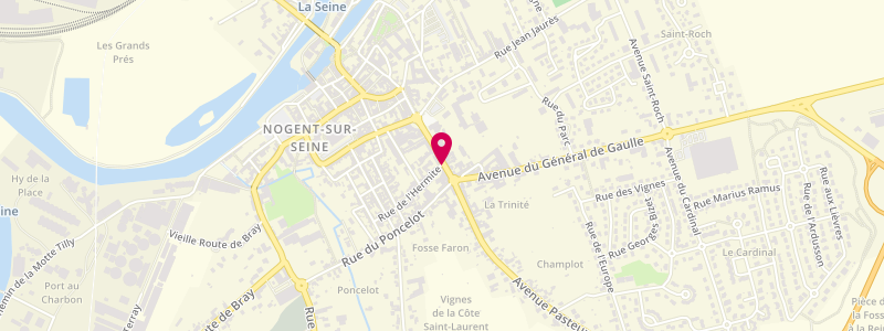 Plan de L'Espérance, 34 avenue Pasteur, 10400 Nogent-sur-Seine