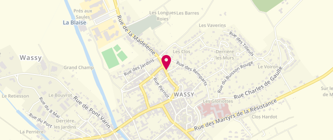 Plan de Le Saint Nicolas, 10 Rue de la Madeleine, 52130 Wassy