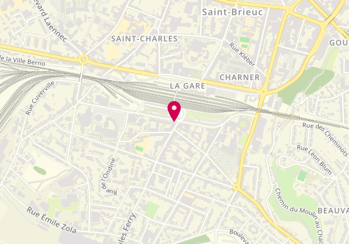 Plan de La Passerelle, 33 Boulevard Carnot, 22000 Saint-Brieuc