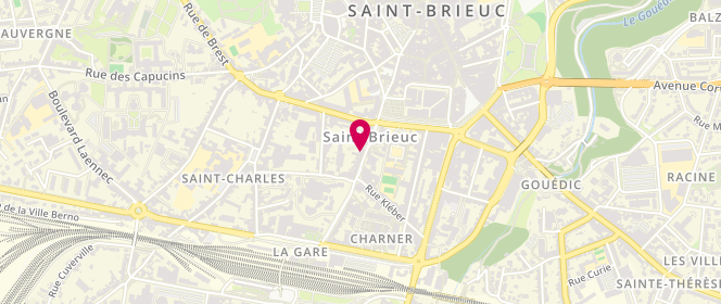 Plan de L'Entract, 12 Rue de la Gare, 22000 Saint-Brieuc