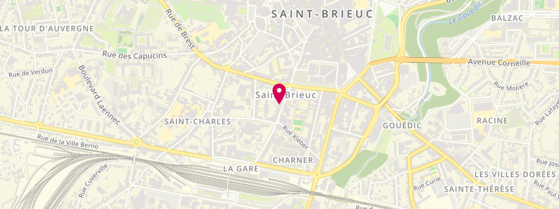 Plan de L'Entract, 12 Rue de la Gare, 22000 Saint-Brieuc