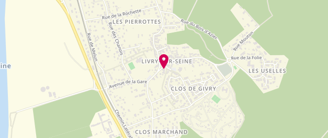 Plan de Café de la Place, 4 place de l'Église, 77000 Livry-sur-Seine