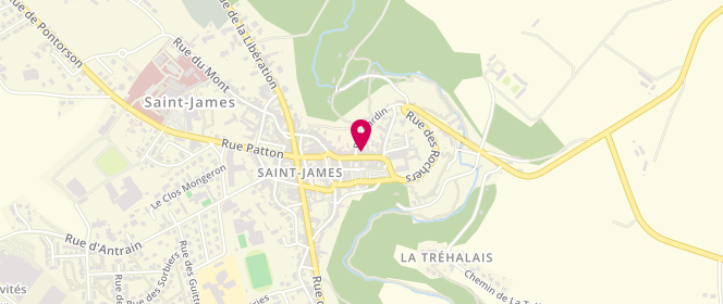 Plan de L'As de Trêfle, 21 Rue Saint-Jacques, 50240 Saint-James