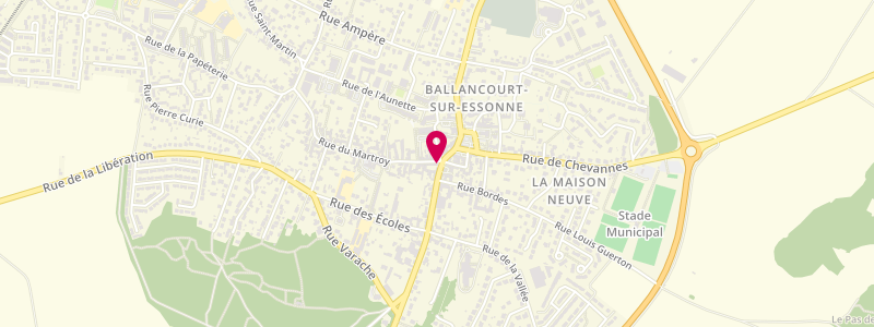 Plan de Le Fontenoy, Bât A 8 Place Liberté, 91610 Ballancourt-sur-Essonne