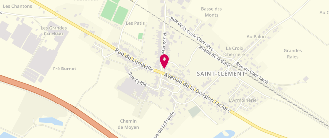 Plan de Le Family, 4 Rue Mangenot, 54950 Saint-Clément