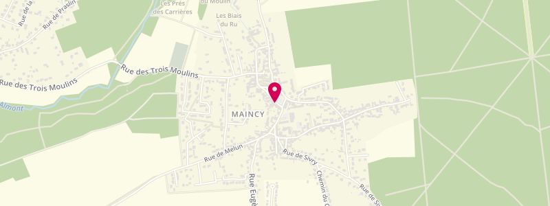 Plan de Le Maincy, 7 Rue Thiers, 77950 Maincy