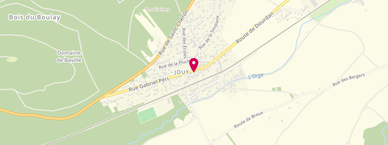 Plan de La Palombière, 4 Rue du Dr Babin, 91650 Breux-Jouy