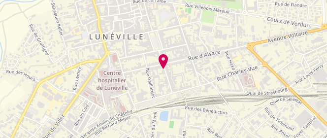 Plan de La Civette, 8 Bis Rue Carnot, 54300 Lunéville