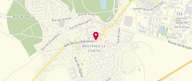 Plan de Le Chatel, 47 Rue de la Libération, 91680 Bruyères-le-Châtel