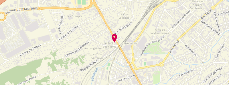 Plan de Le Royal, 37 Boulevard Jean Jaurès, 91100 Corbeil-Essonnes