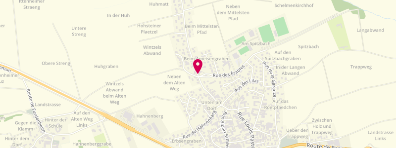 Plan de WEBER Suzanne, 2 Route de Hurtigheim, 67117 Ittenheim