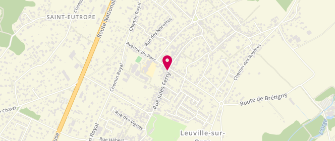 Plan de Le W, 73 Rue Jules Ferry, 91310 Leuville-sur-Orge