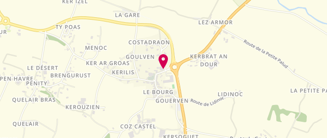 Plan de A Coté, Le Bourg, 29890 Goulven