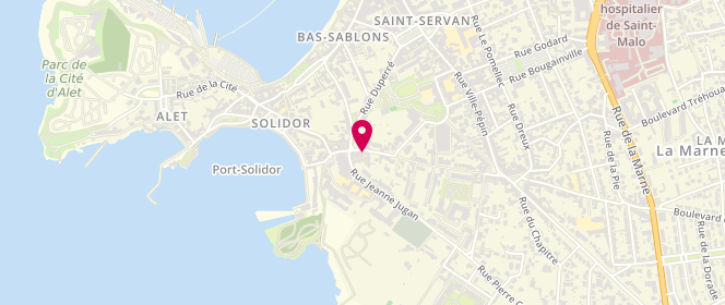 Plan de La Paroisse, 8 place Mgr Juhel, 35400 Saint-Malo